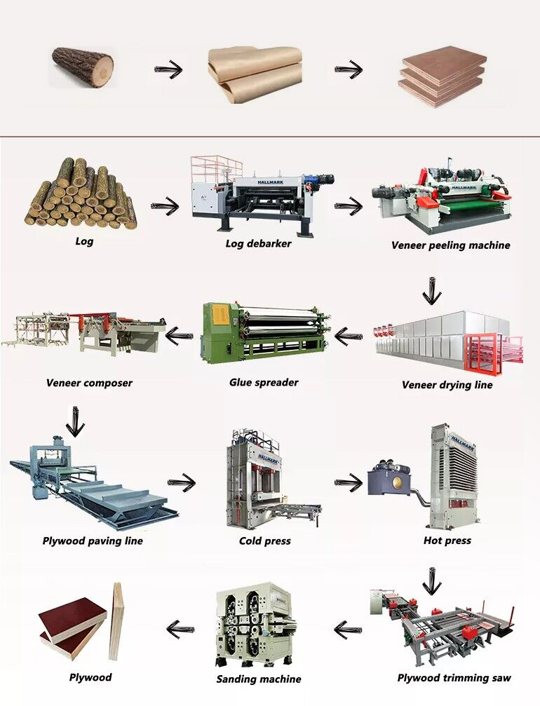 High quality Automatic Plywood Production Line HALLMARK